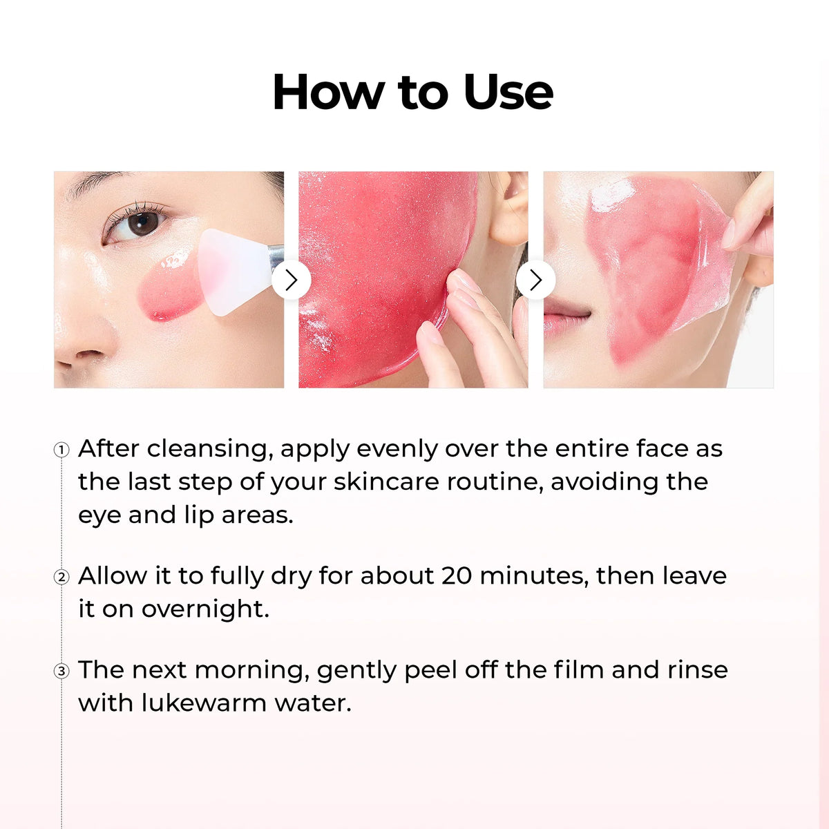 Korean TX Astaxanthin Overnight Peel-Off Mask